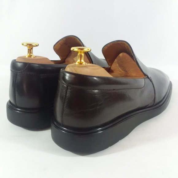 Bally Leather Slip-On Plain Toe Loafers Mens 6.5E main image 8